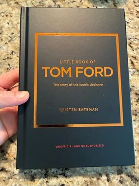 Tom Ford Black Hardcover with Red Text